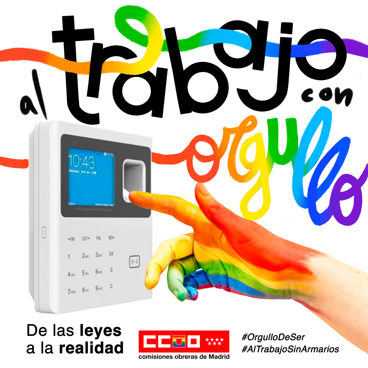 CCOO celebra el 28 de Junio, Da Internacional del Orgullo LGTBI+