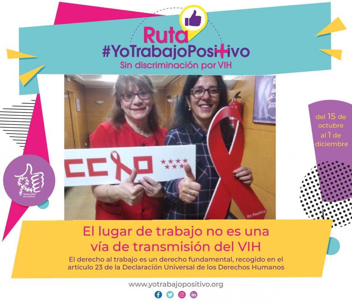 #YoTrabajoEnPositivo sin discriminacin por VIH