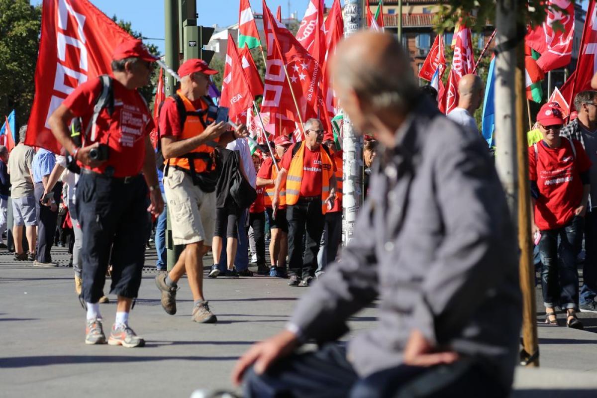 Octubre. Marchas por las pensiones, en Madrid