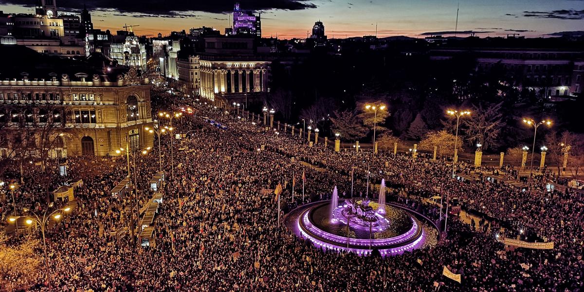 Manifestacin del 8 de Marzo, en Madrid