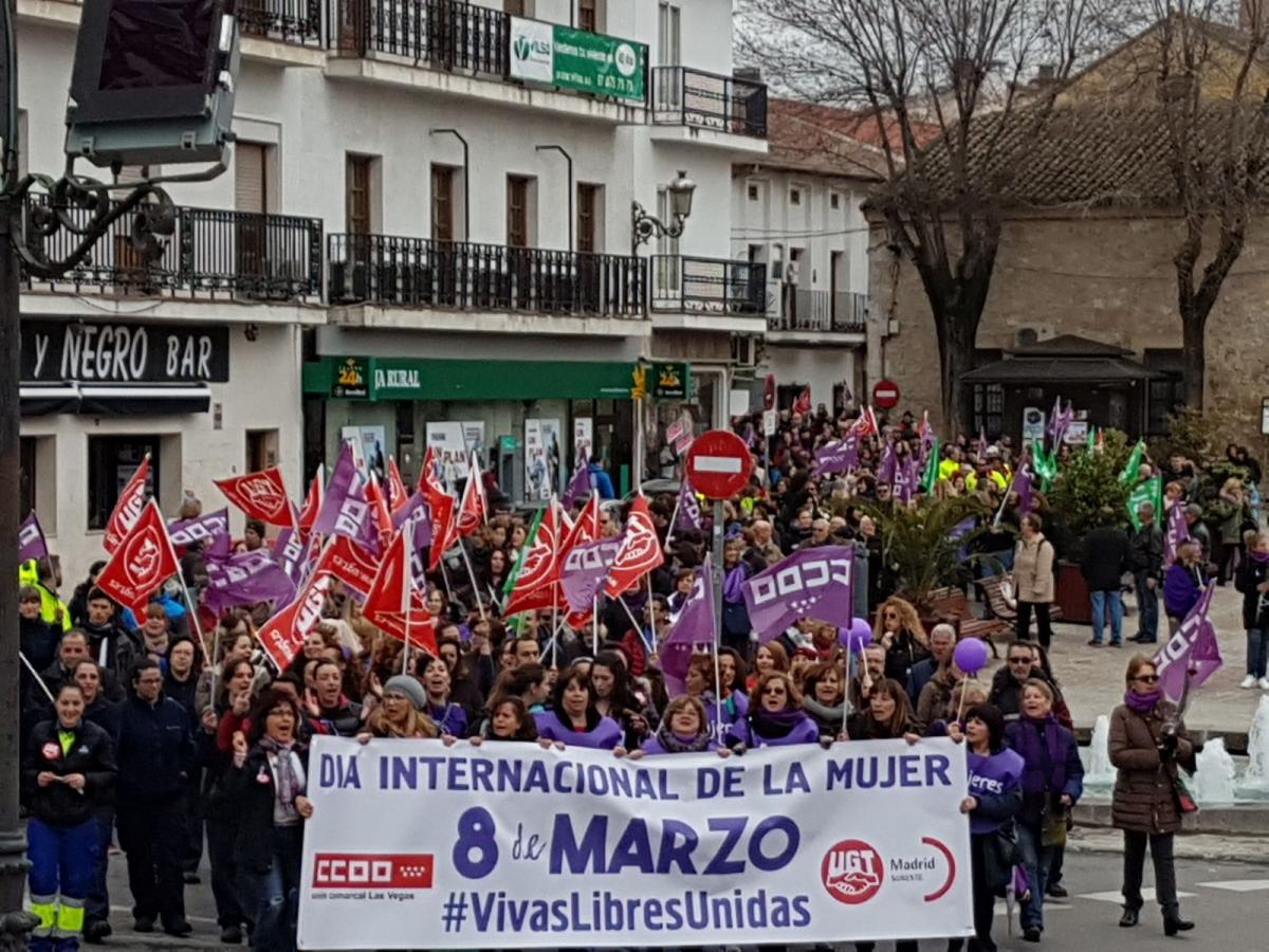 Huelga general del 8 de marzo de 2018, Madrid