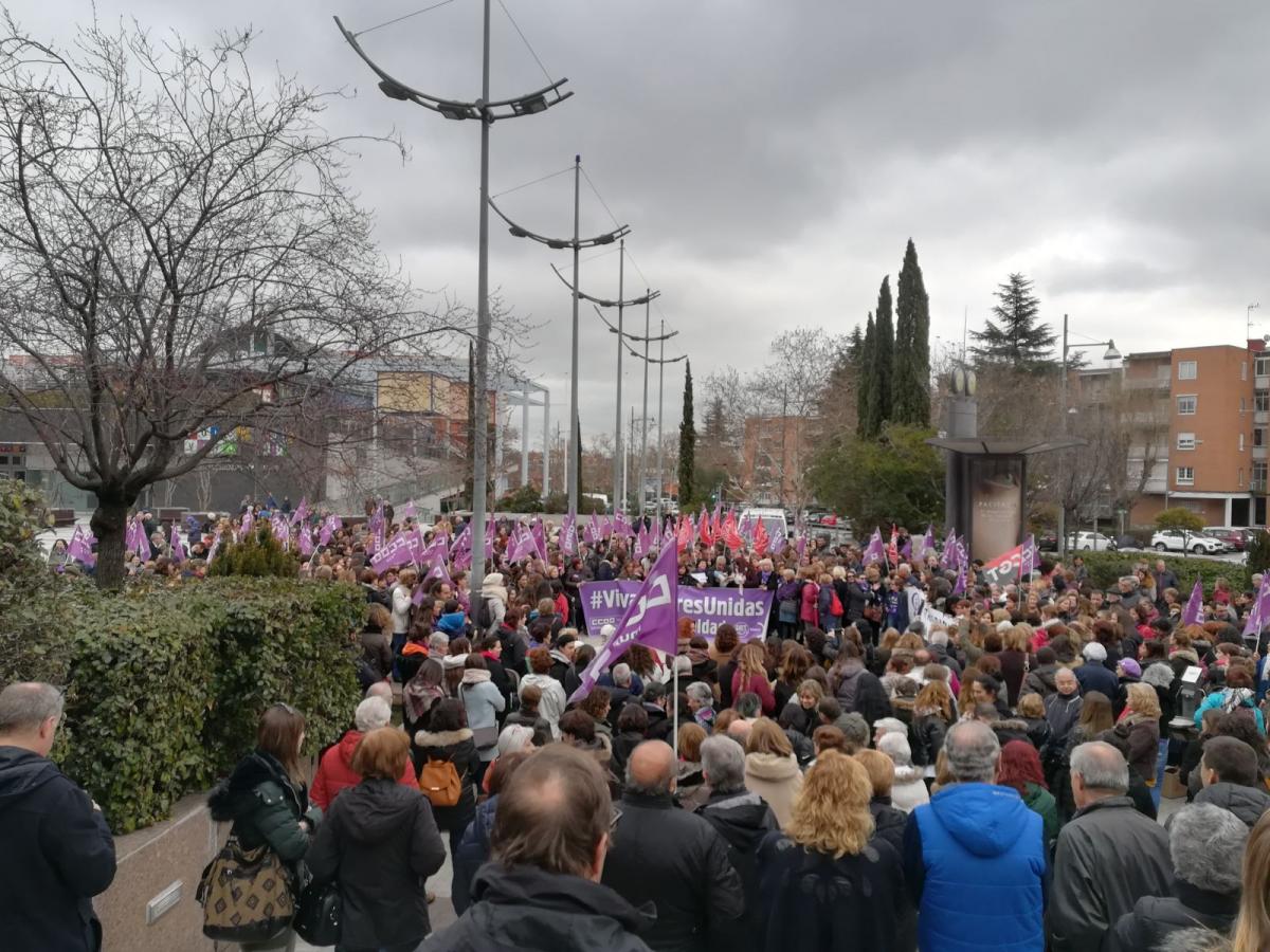 Huelga general 8 de marzo en comarcas y empresas de Madrid