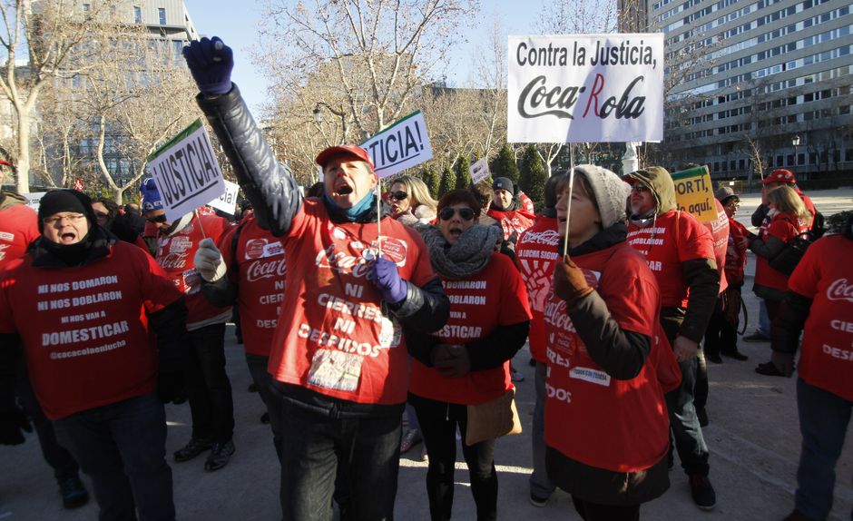 CCOO mantendr la lucha, la presin y la denuncia en el conflicto de Coca-Cola