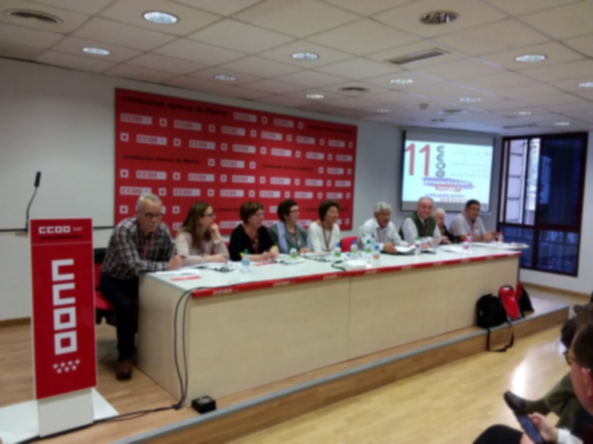 XI Congreso Federacin Pensionistas y Jubilados CCOO de Madrid