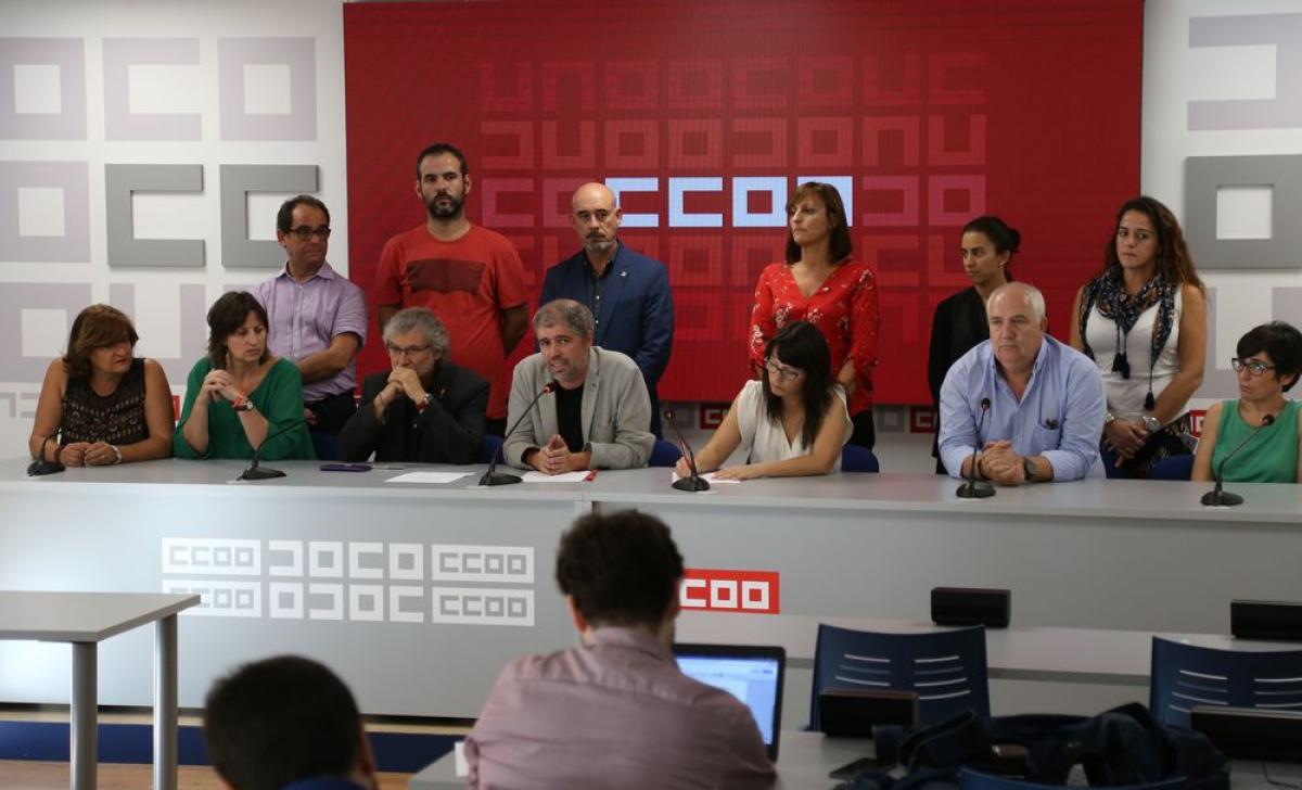 Octubre. Declaracin de la Ejecutiva Confederal de CCOO ante la situacin poltica en Catalua