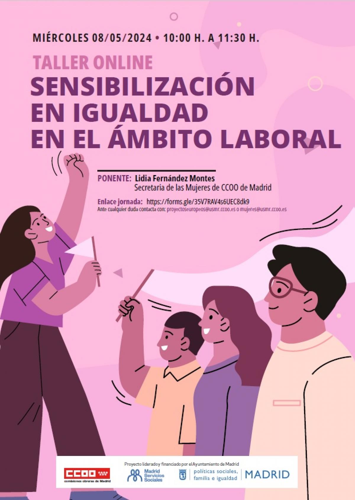 Taller online "Sensibilizacin en Igualdad en el mbito laboral".