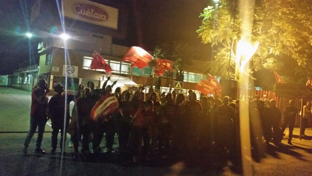 Los trabajadores de Cutara en huelga por la defensa del convenio colectivo